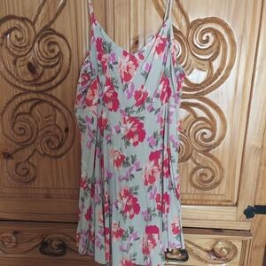 Old Navy Floral Dress - Pink and Green